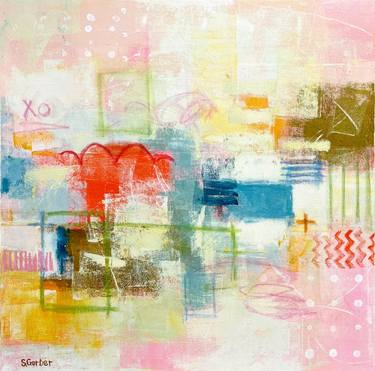 Original Abstract Expressionism Abstract Paintings by Shellie Garber