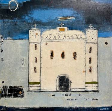Original Abstract Architecture Paintings by Shellie Garber