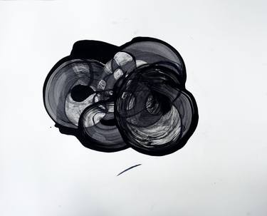 Original Abstract Expressionism Abstract Drawings by Jay Chung