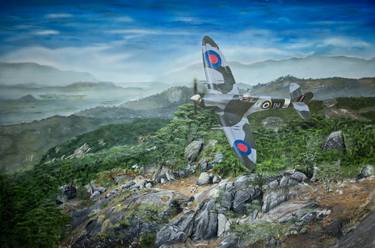 Original Fine Art Aeroplane Painting by Rory Williams