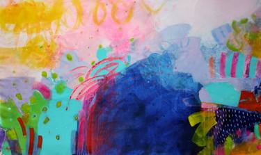 Original Abstract Expressionism Abstract Paintings by Krisztina Megyeri