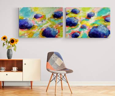 Original Abstract Water Paintings by Krisztina Megyeri