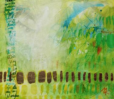 Original Abstract Expressionism Abstract Paintings by Krisztina Megyeri