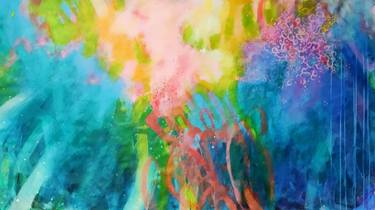 Original Abstract Love Paintings by Krisztina Megyeri