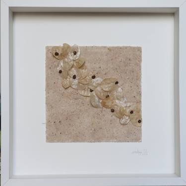 Original Fine Art Abstract Collage by Ana Montoya