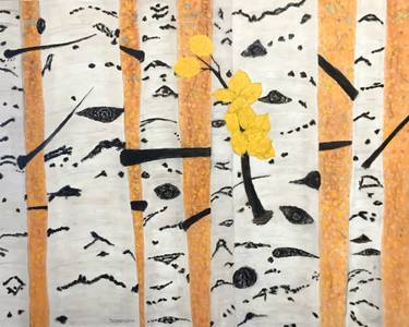 Original Realism Tree Paintings by Leslie Dannenberg