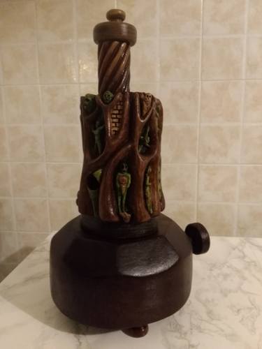 Original Figurative Tree Sculpture by Ercole Facin