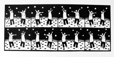 Original Conceptual Beach Printmaking by Coco Berkman