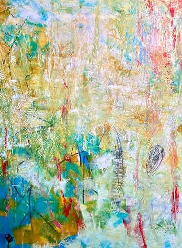 Original Abstract Expressionism Abstract Painting by Cheryl Mccardle