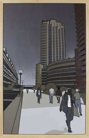 Original Figurative Architecture Mixed Media by Gerry Buxton