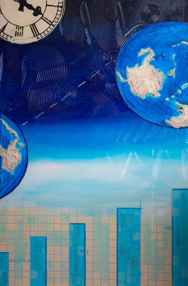 Original Abstract Outer Space Paintings by Brittany Ellis