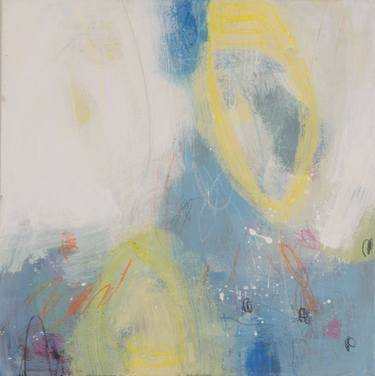 Original Abstract Expressionism Abstract Painting by Rita Vindedzis