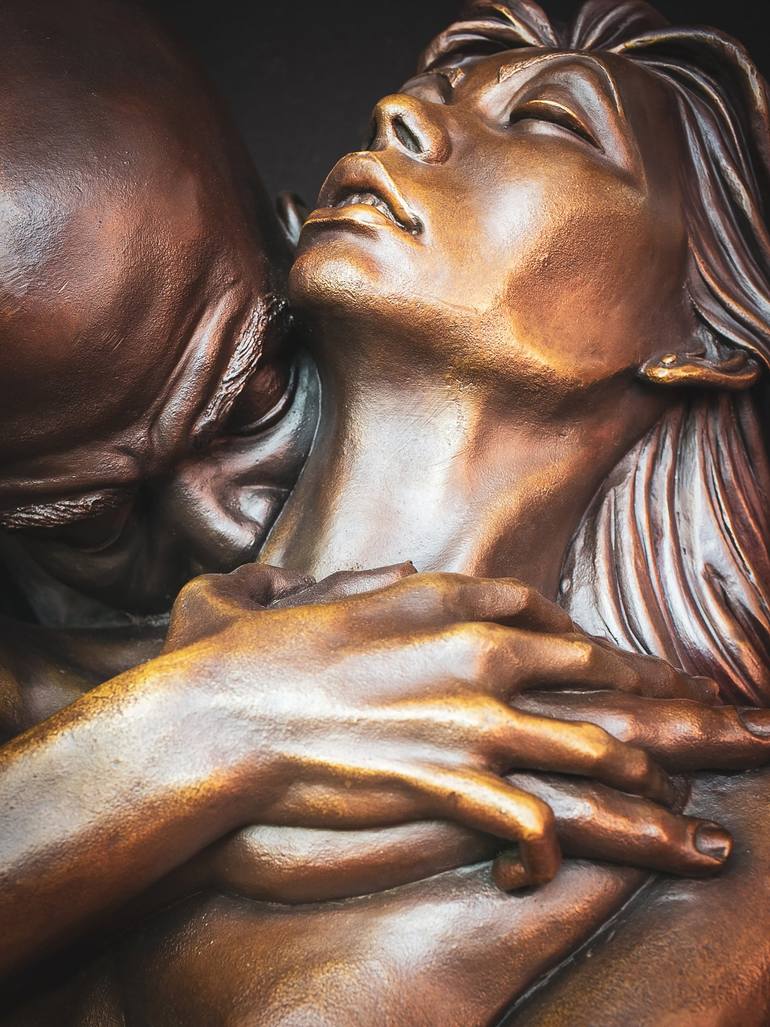 Original Figurative Love Sculpture by Claudette Bleijenberg