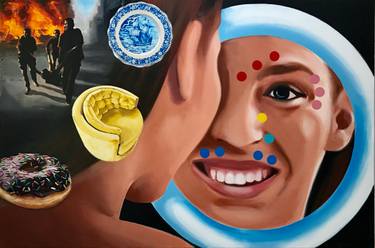 Original Figurative Popular culture Painting by Dave Smith