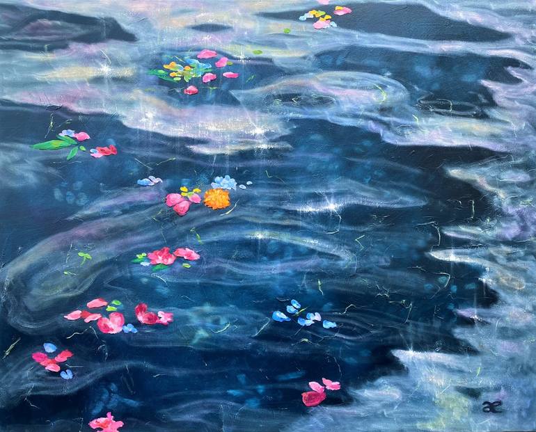 Original Fine Art Floral Paintings by Caesiliae Fine Art