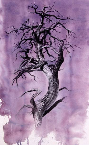 Original Contemporary Tree Mixed Media by Duane Nickerson