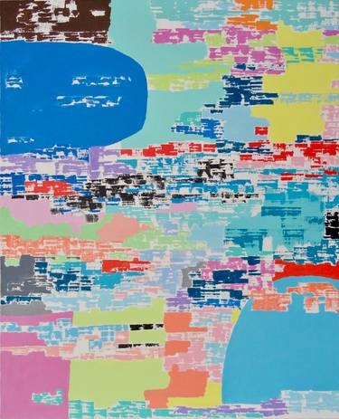 Print of Pop Art Abstract Paintings by Andy Shaw