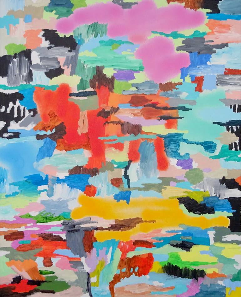 Print of Pop Art Abstract Paintings by Andy Shaw