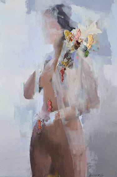 Original Figurative Nude Paintings by Jesùs Leguizamo