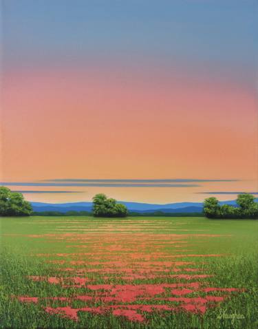 Print of Contemporary Landscape Paintings by Suzanne Vaughan