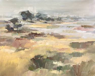Original Abstract Landscape Painting by Anja Clarke