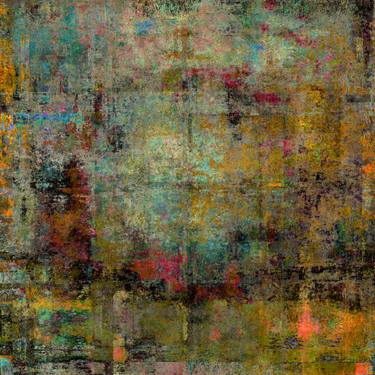 Original Abstract Expressionism Abstract Mixed Media by Luis Fontanills