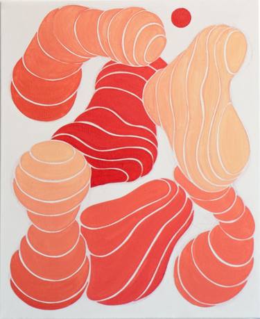 Original Conceptual Abstract Painting by Monika Reut