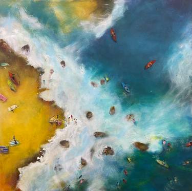 Original Abstract Aerial Paintings by Megha Nema