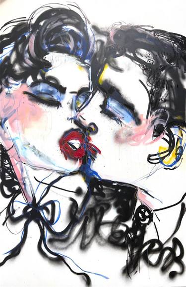 Original Street Art Pop Culture/Celebrity Painting by Rebecca Russo
