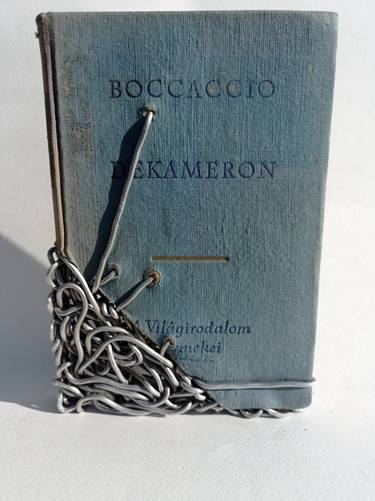 Original Conceptual Calligraphy Sculpture by Sejben Lajos