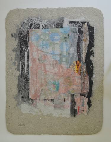 Original Street Art Abstract Collage by Sejben Lajos
