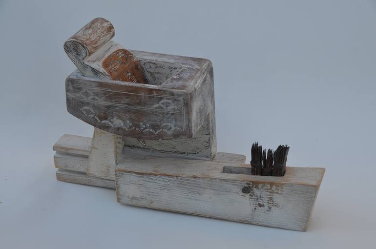 Original Figurative People Sculpture by Sejben Lajos