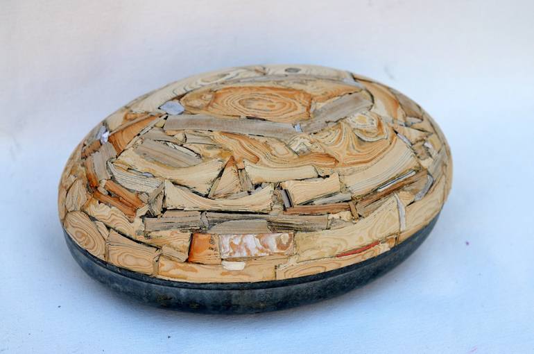 Original Cubism Abstract Sculpture by Sejben Lajos