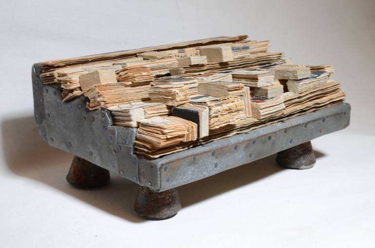 Original Abstract Music Sculpture by Sejben Lajos