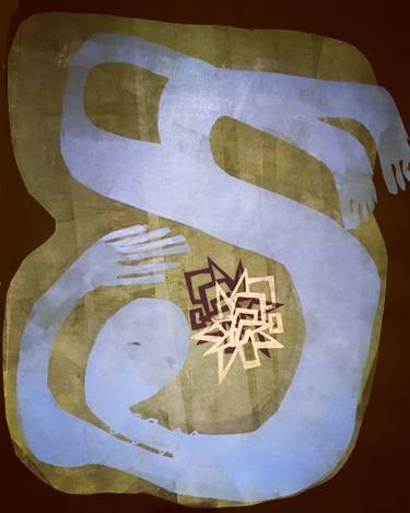Original Conceptual Fantasy Printmaking by Loren Abbate
