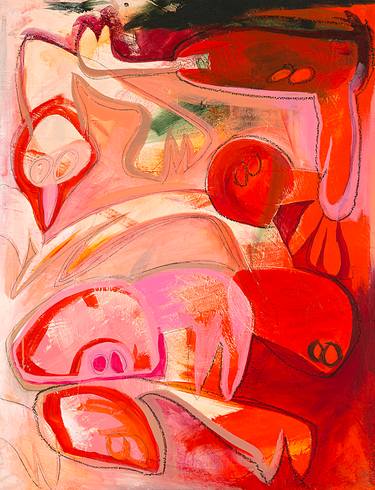 Original Abstract Expressionism Abstract Paintings by Alice Boyle