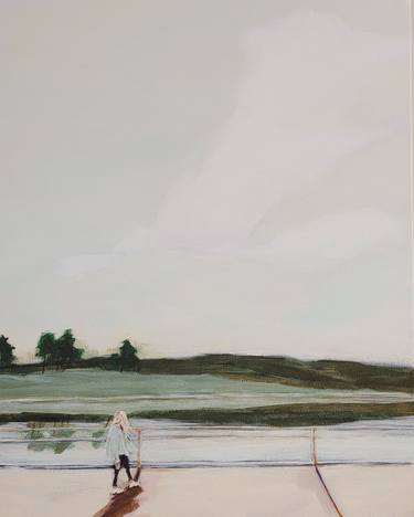 Original Minimalism People Painting by Lindsay Schroeder