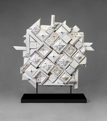 Original Abstract Geometric Sculpture by Amelia  Errazuriz T