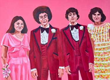 Original Figurative Family Paintings by Jacqueline Kott-Wolle