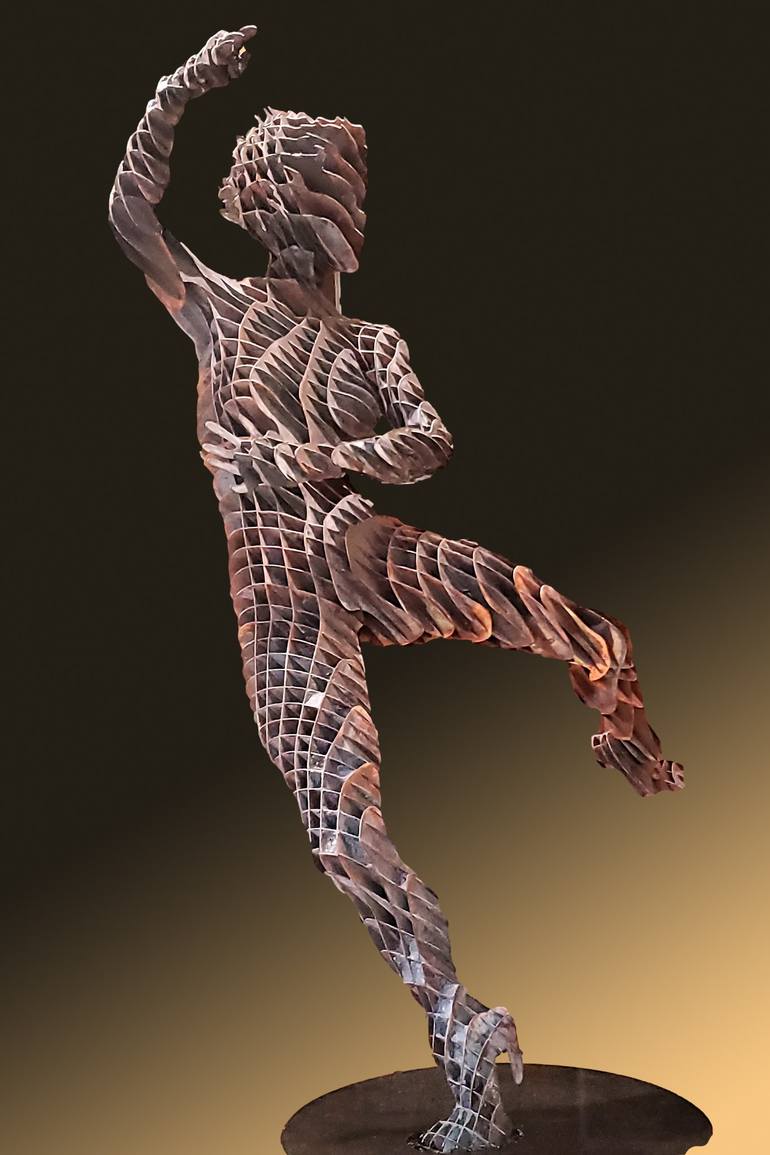 Original Abstract Body Sculpture by Jackie Braitman