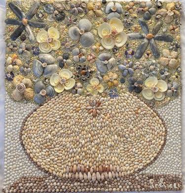 Original Abstract Still Life Mixed Media by Rachel   Schneider