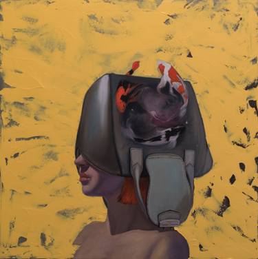 Original Fine Art Outer Space Paintings by Alex Ghizea Ciobanu