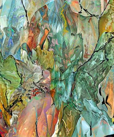 Original Abstract Expressionism Fantasy Digital by Otto Laske
