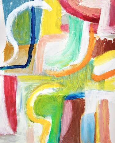 Original Abstract Expressionism Abstract Paintings by Michelle Louis