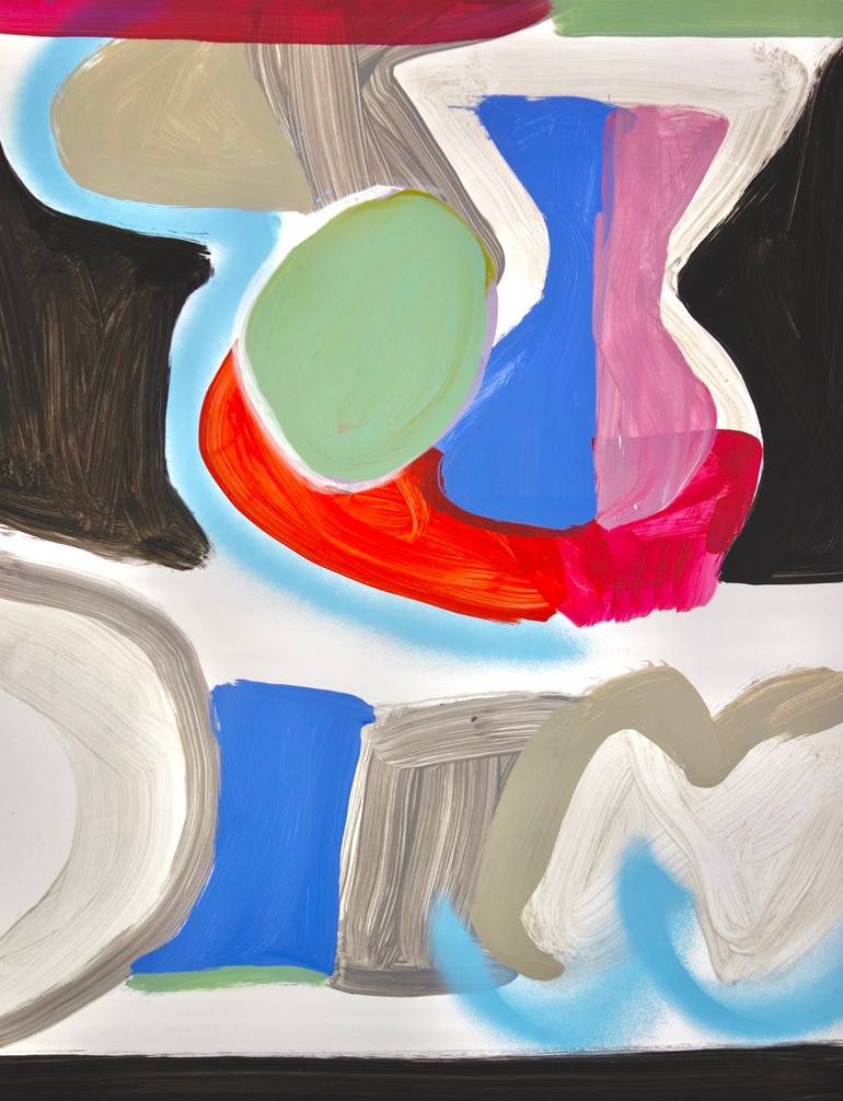 Original Abstract Still Life Paintings by Michelle Louis