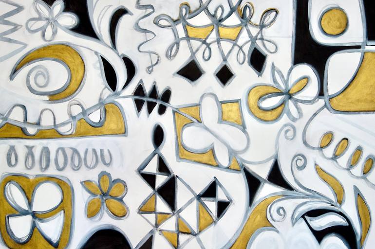 Original Abstract Expressionism Abstract Paintings by Michelle Louis