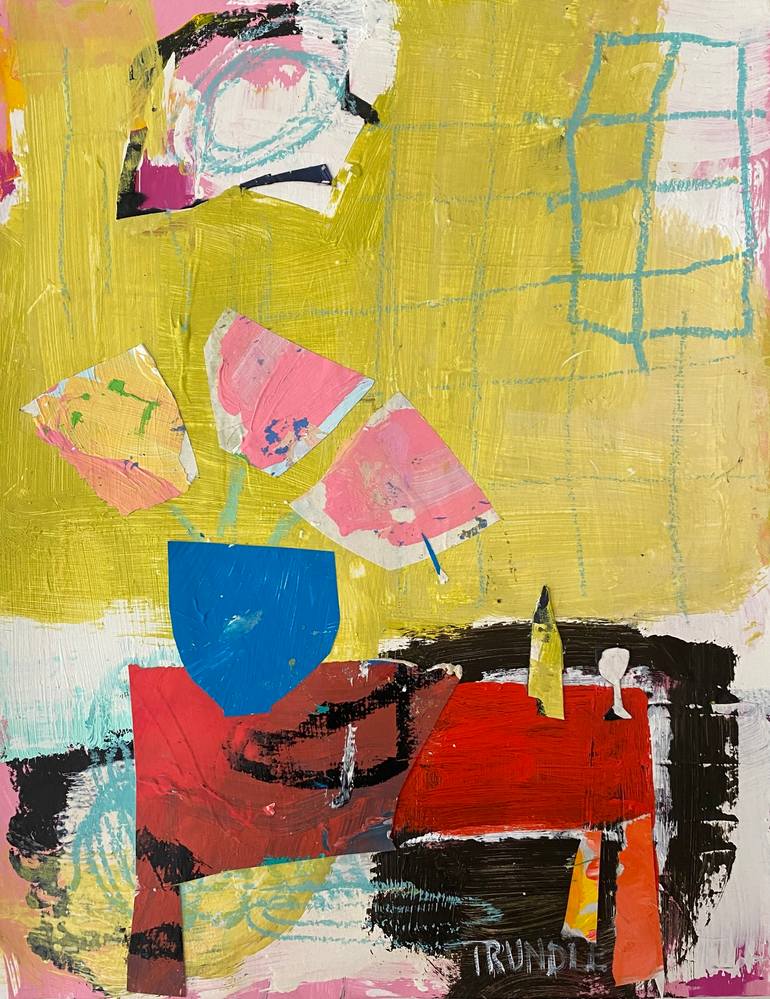 Original Abstract Still Life Paintings by Sarah Trundle