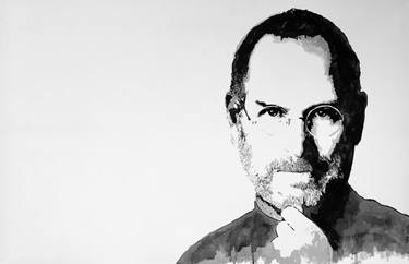 Original Minimalism Portrait Painting by John Von Brown