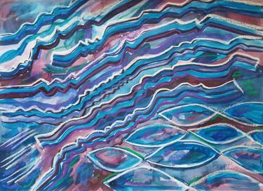 Original Abstract Painting by Elena Gjorgjievska