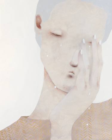 Original Contemporary People Mixed Media by Lian Jhu